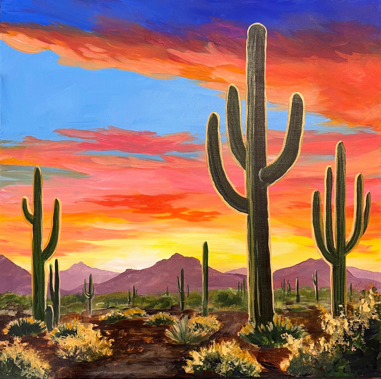 AZ Sunset - Acrylic Print