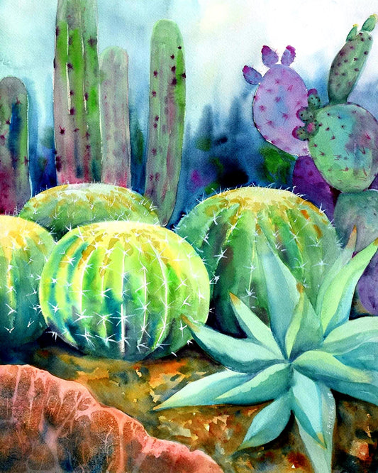 Cactus - 11" X 14" Print