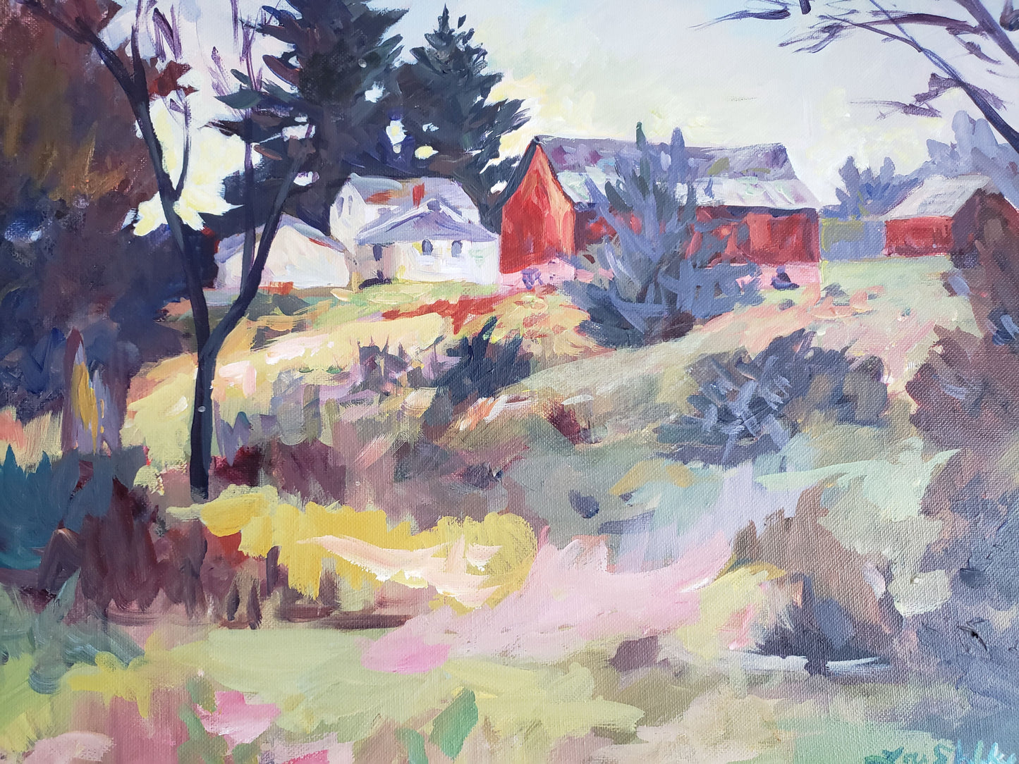 Red Barn - 11" X 14" Print