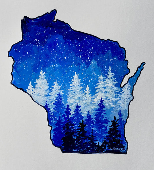 Wisconsin Winter - 11" X 14" Print
