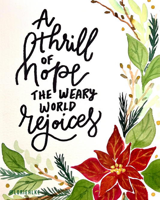 A Thrill of Hope Print 8x10