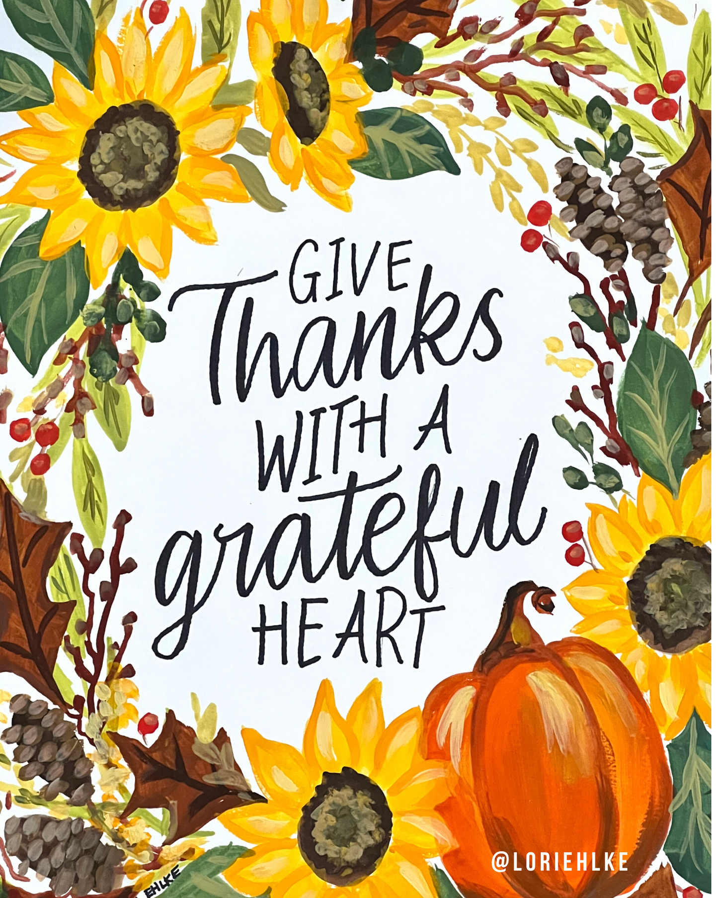 Give Thanks Print 8x10