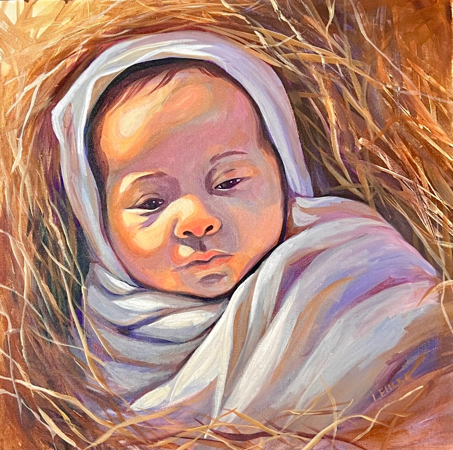Baby Jesus - Acrylic Print