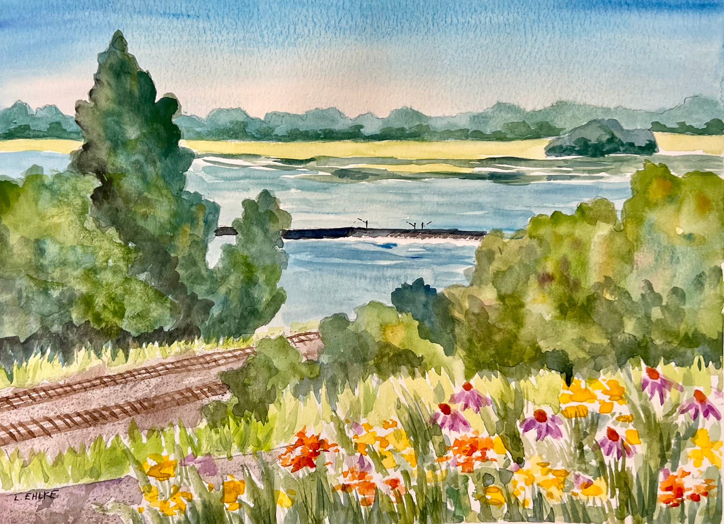 Onalaska Spillway 9x12