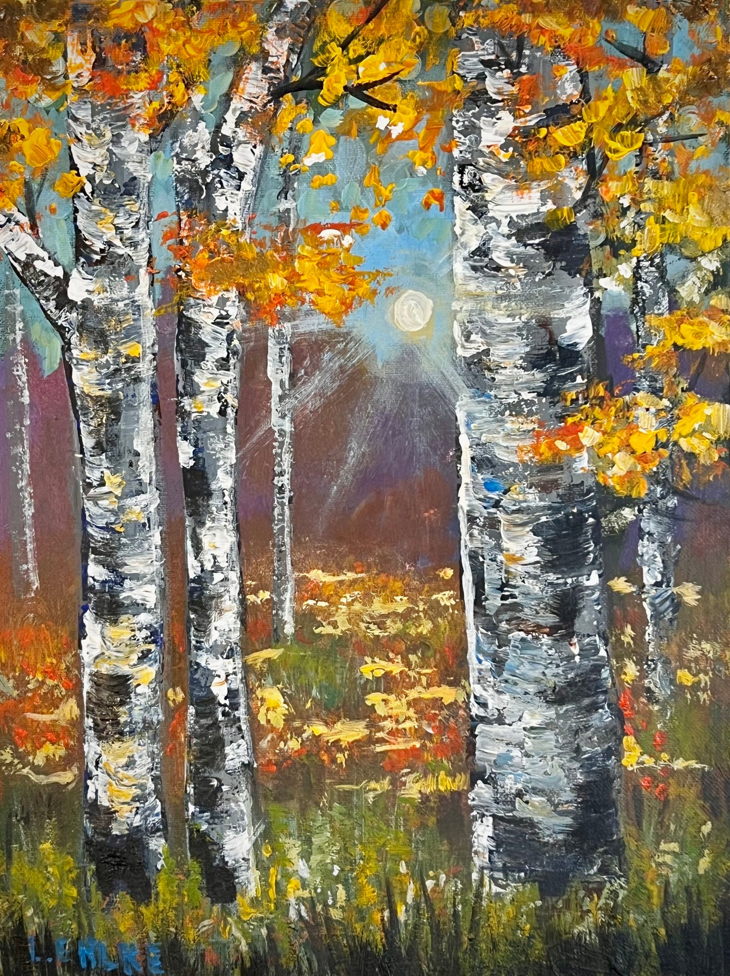 Autumn Glow - Original 12x18 Acrylic