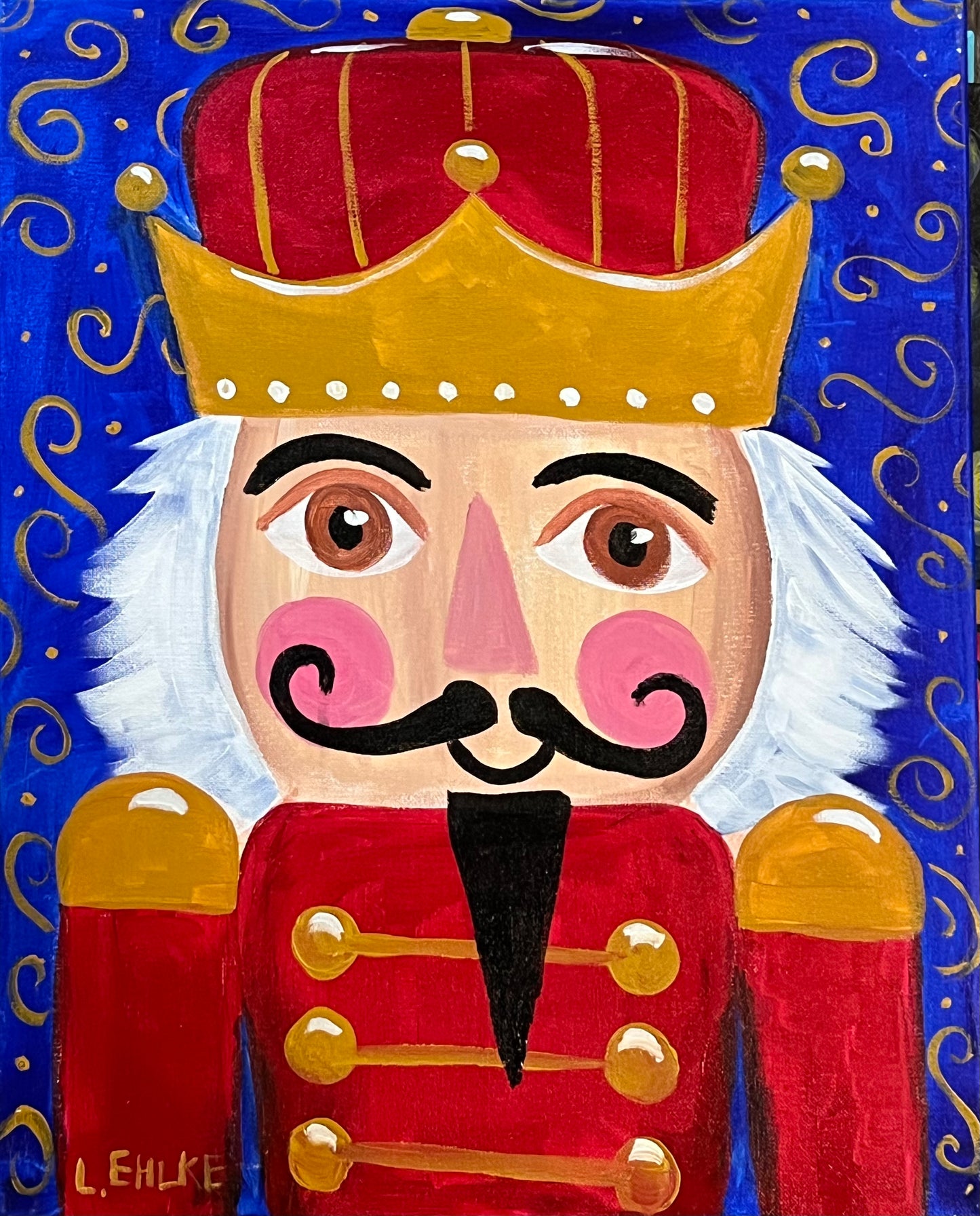 Nutcracker on Canvas 16" X 20"