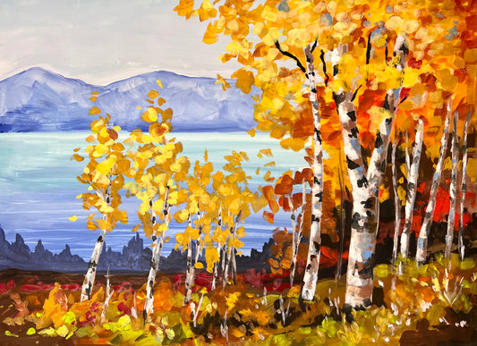 Birch Trees - 11" X 14" Print