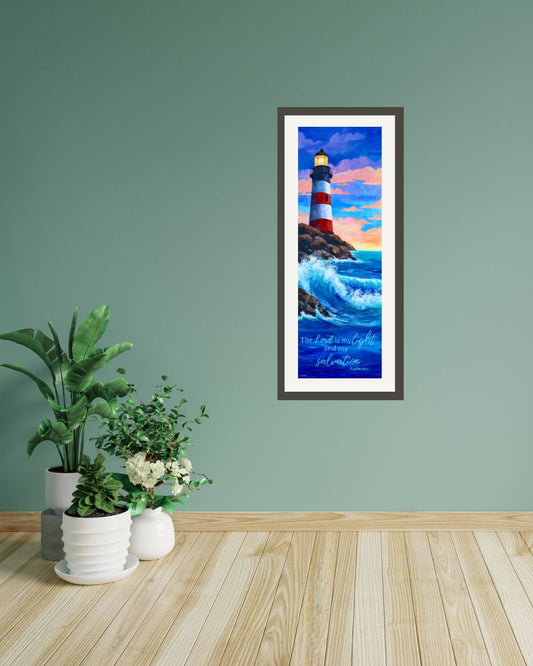 Light and Salvation - Acrylic Original - 20x60