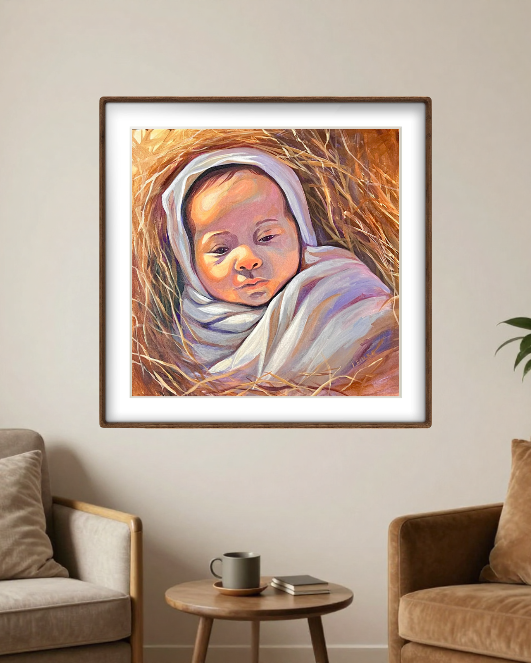 New Born King Acrylic 24x24