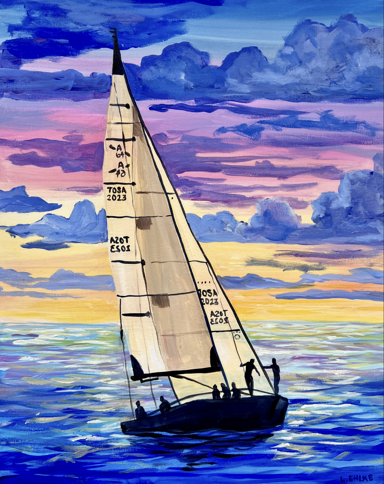 Sailing - Acrylic Print