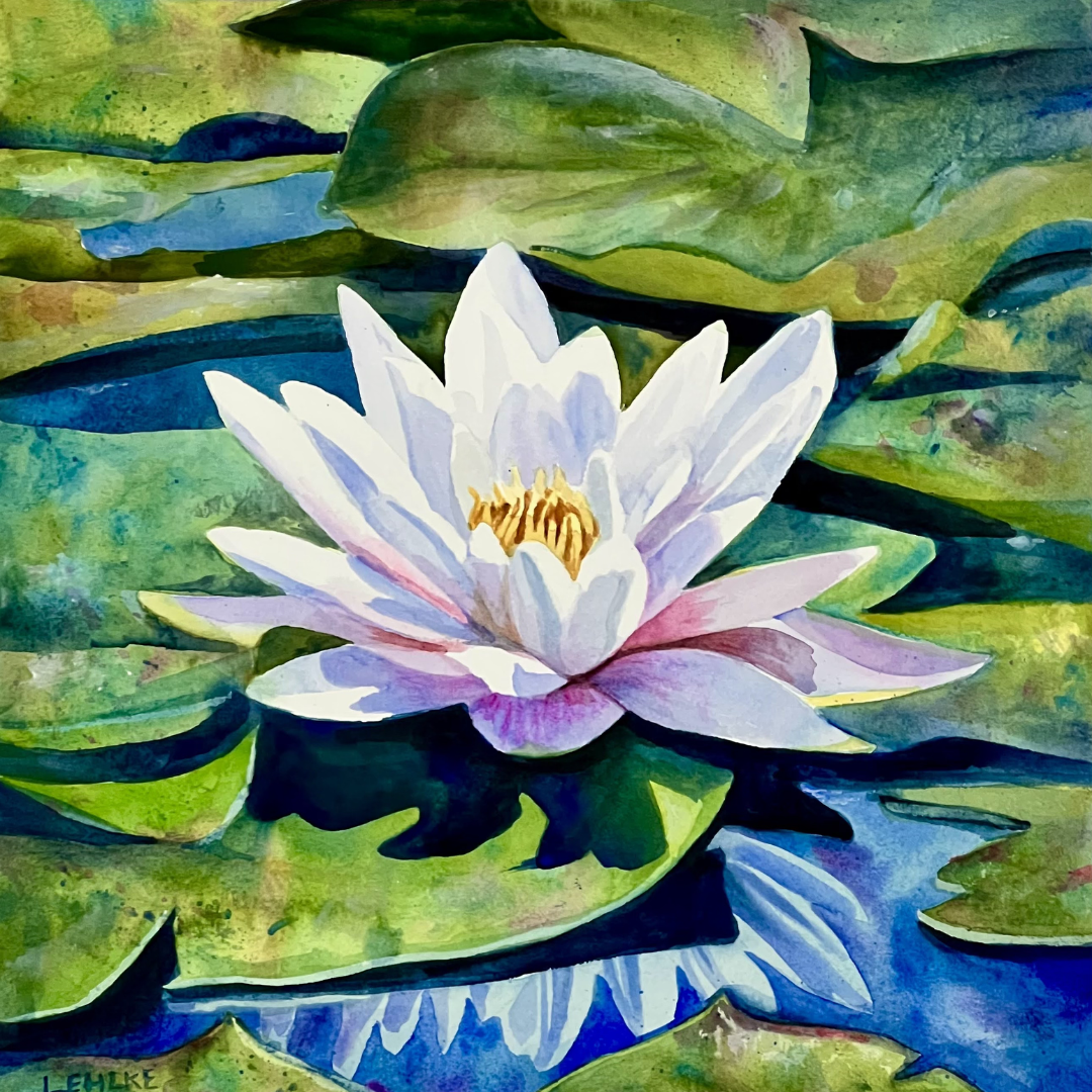 Water Lilly - Watercolor Print
