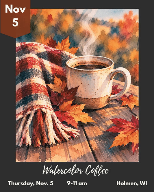 Watercolor Coffee Painting Class