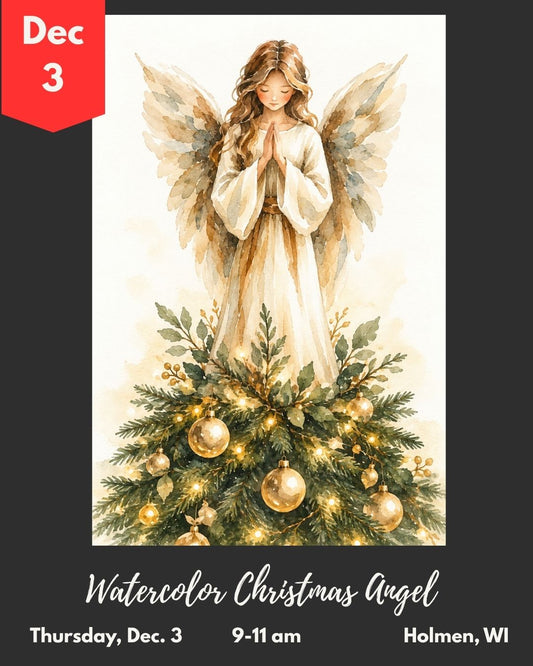 Watercolor Angel Painting Class