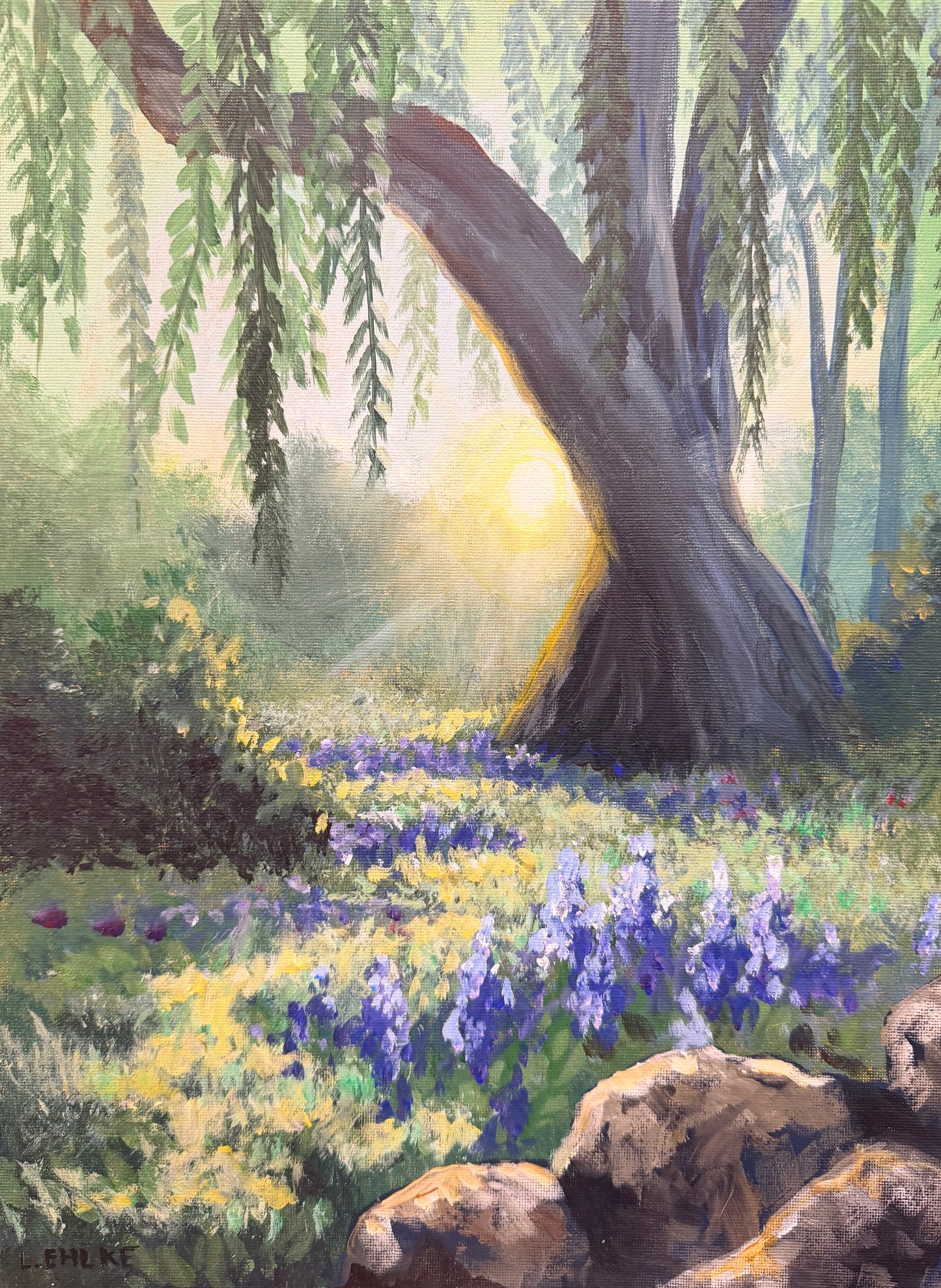 Willow Tree - Acrylic Original - 12x16