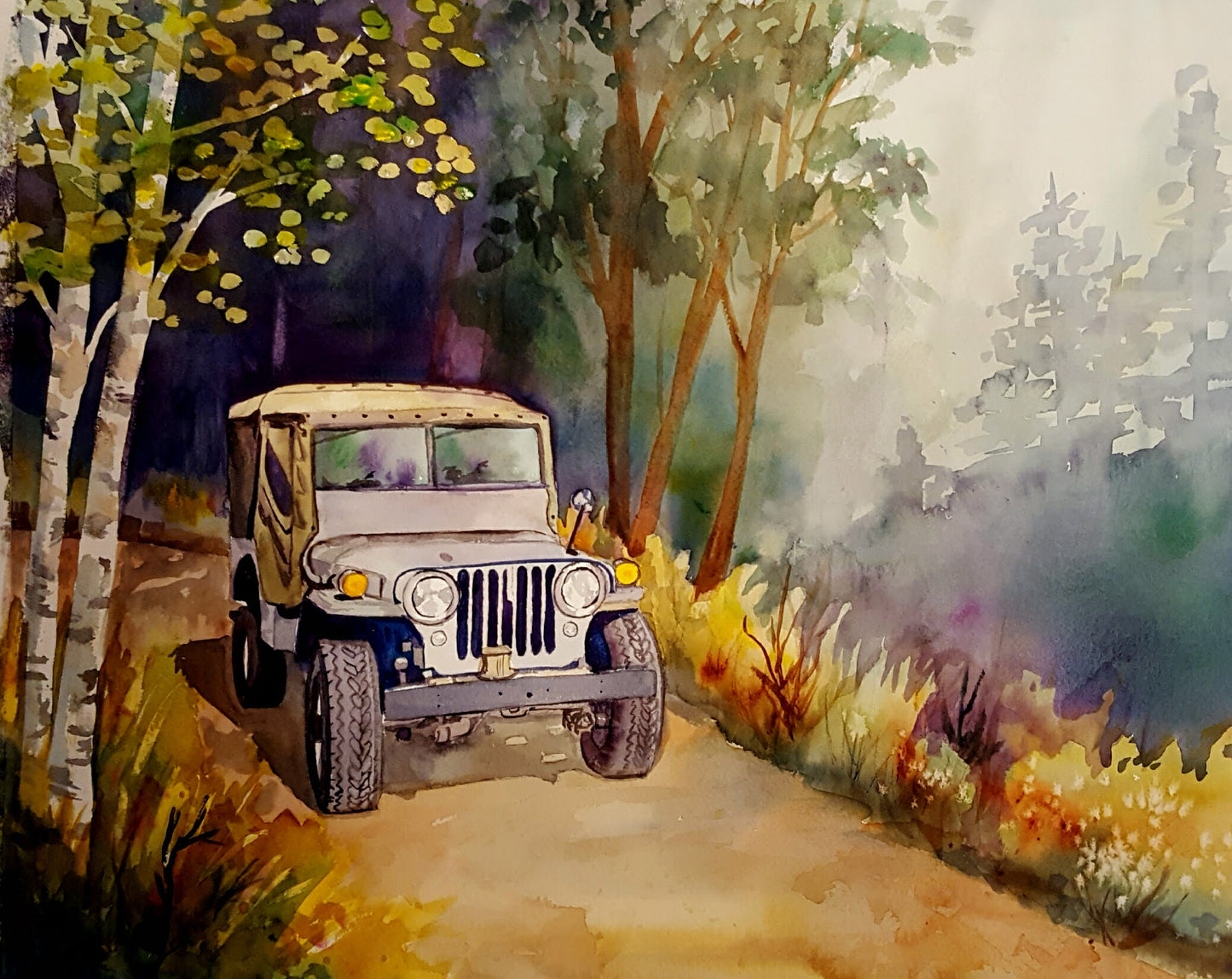 Custom Car Painting - 11x14