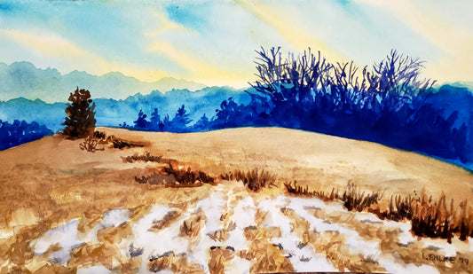 Winter Scene - 11" X 14" Print