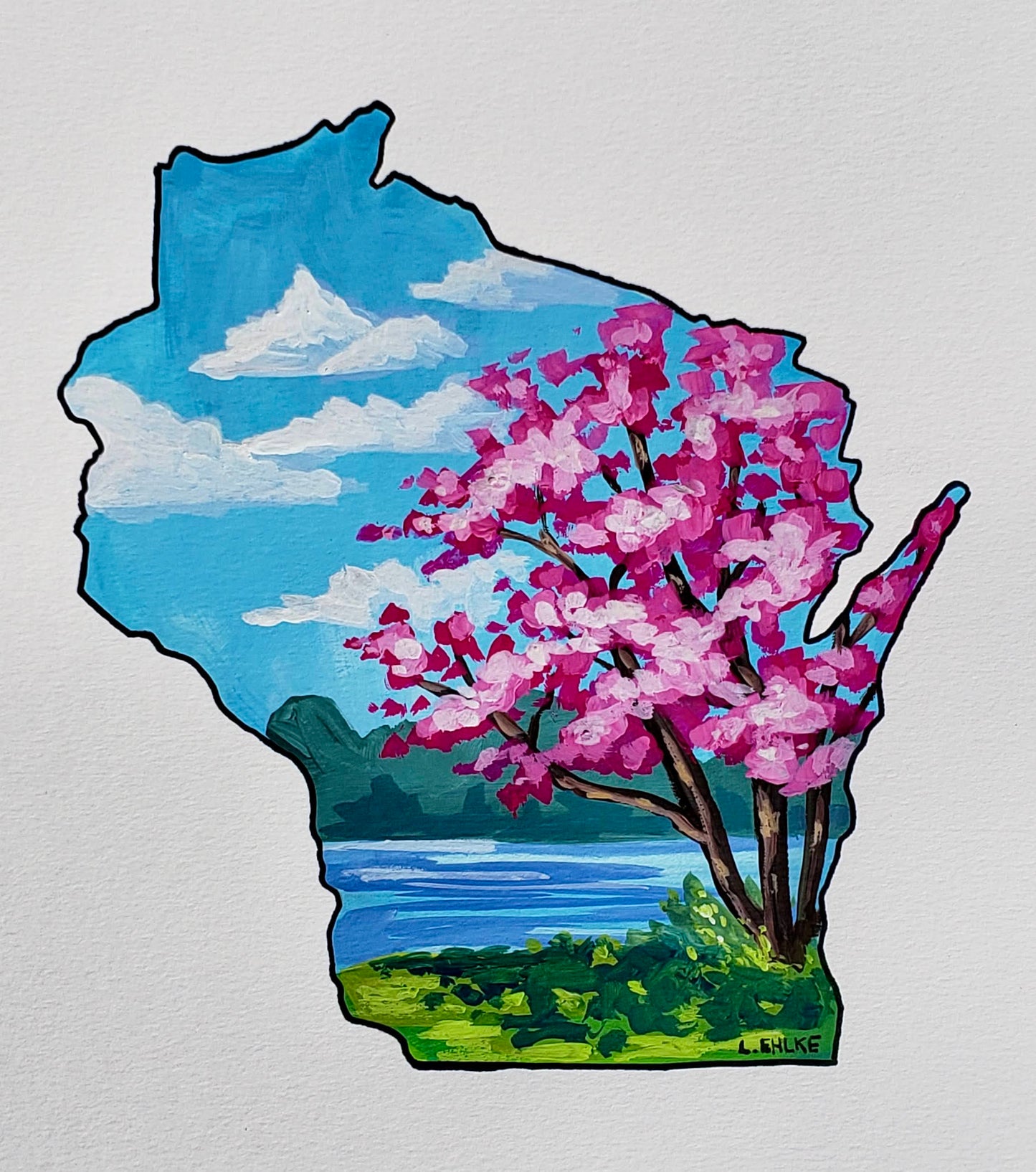 Wisconsin Spring - 11" X 14" Print