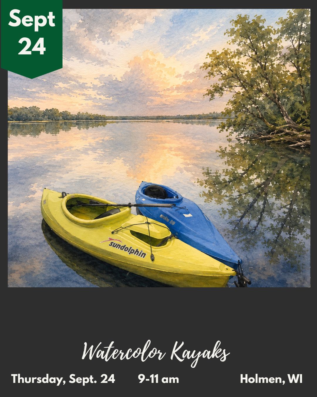 Kayaks Painting Class
