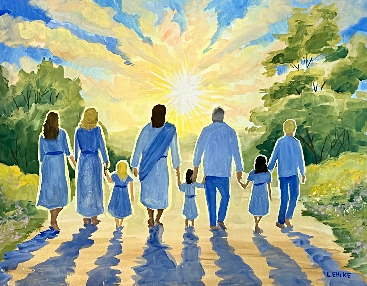 Walking with Jesus 11x14