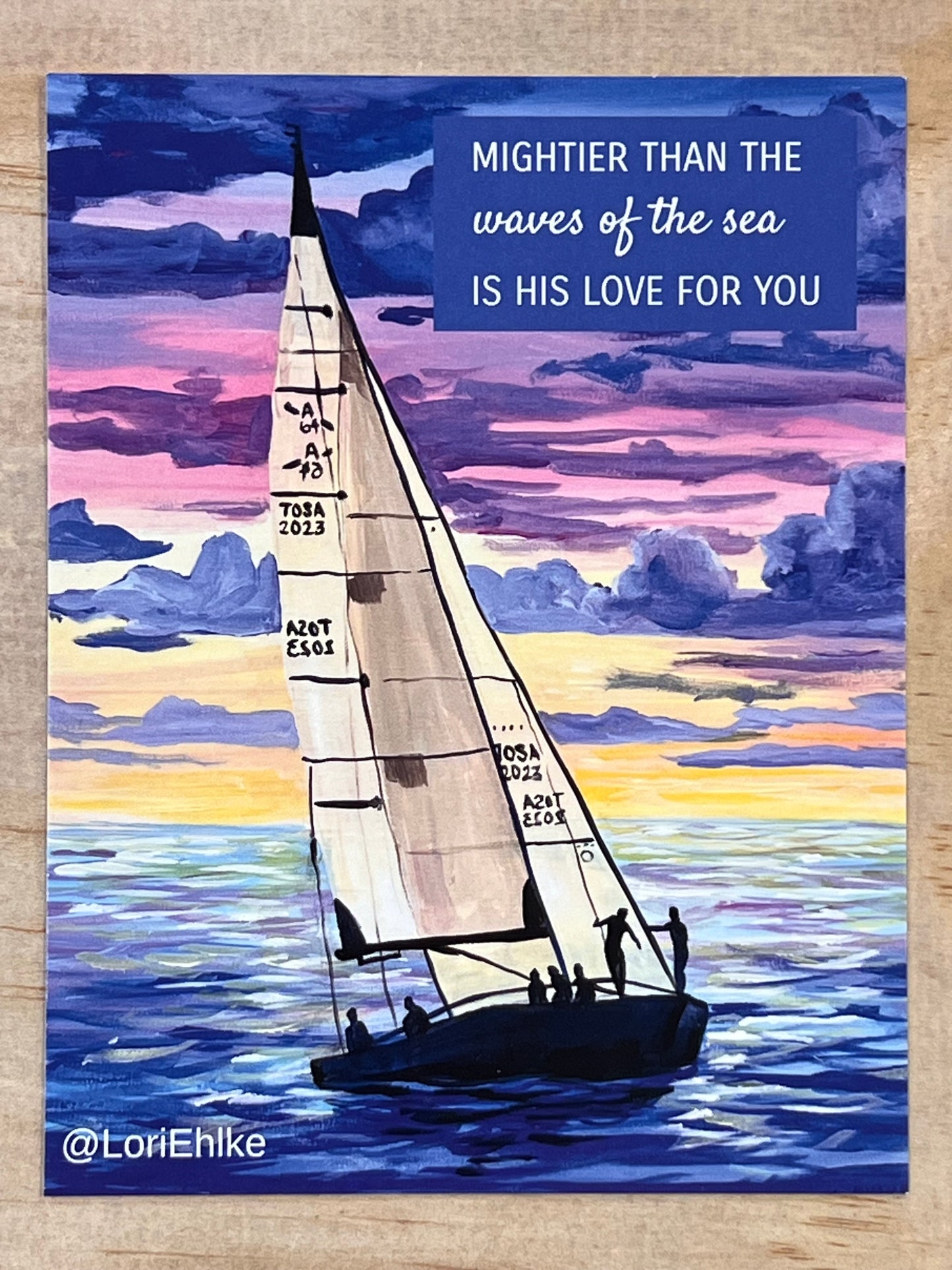 Sailboat Postcards with Envelopes