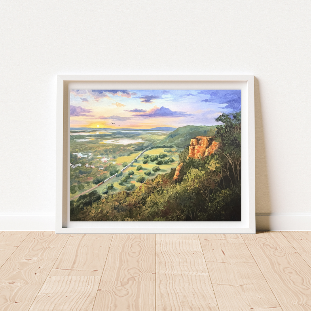 Bluff View to the Right - Acrylic Print