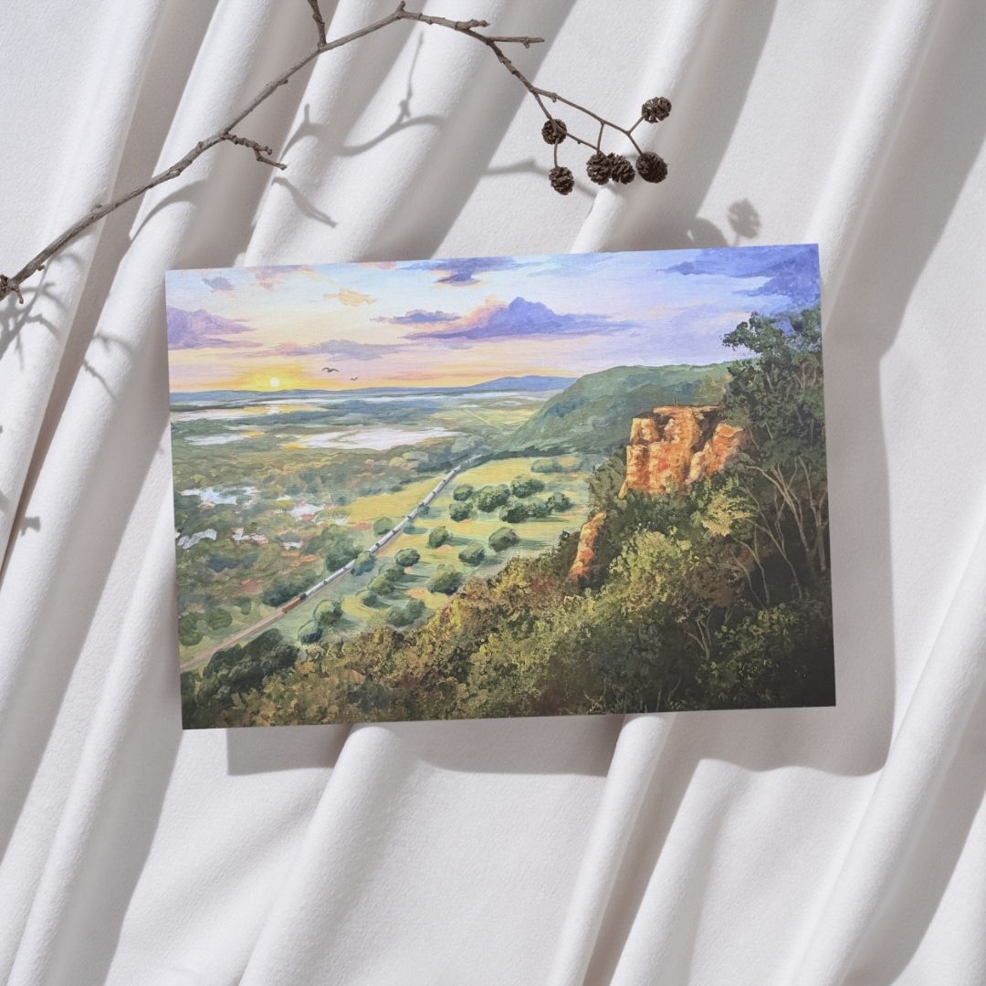 Bluff View to the Right - Acrylic Print