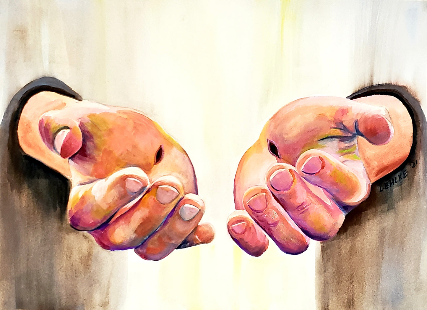 Come to Me - Gouache Print