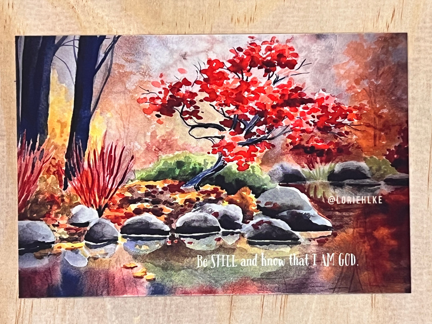 Be Still Postcards with Envelopes