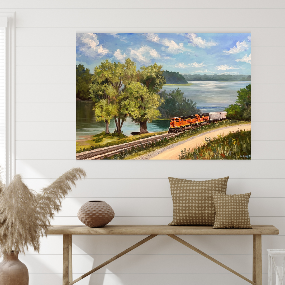 Great River Landing - Acrylic Print
