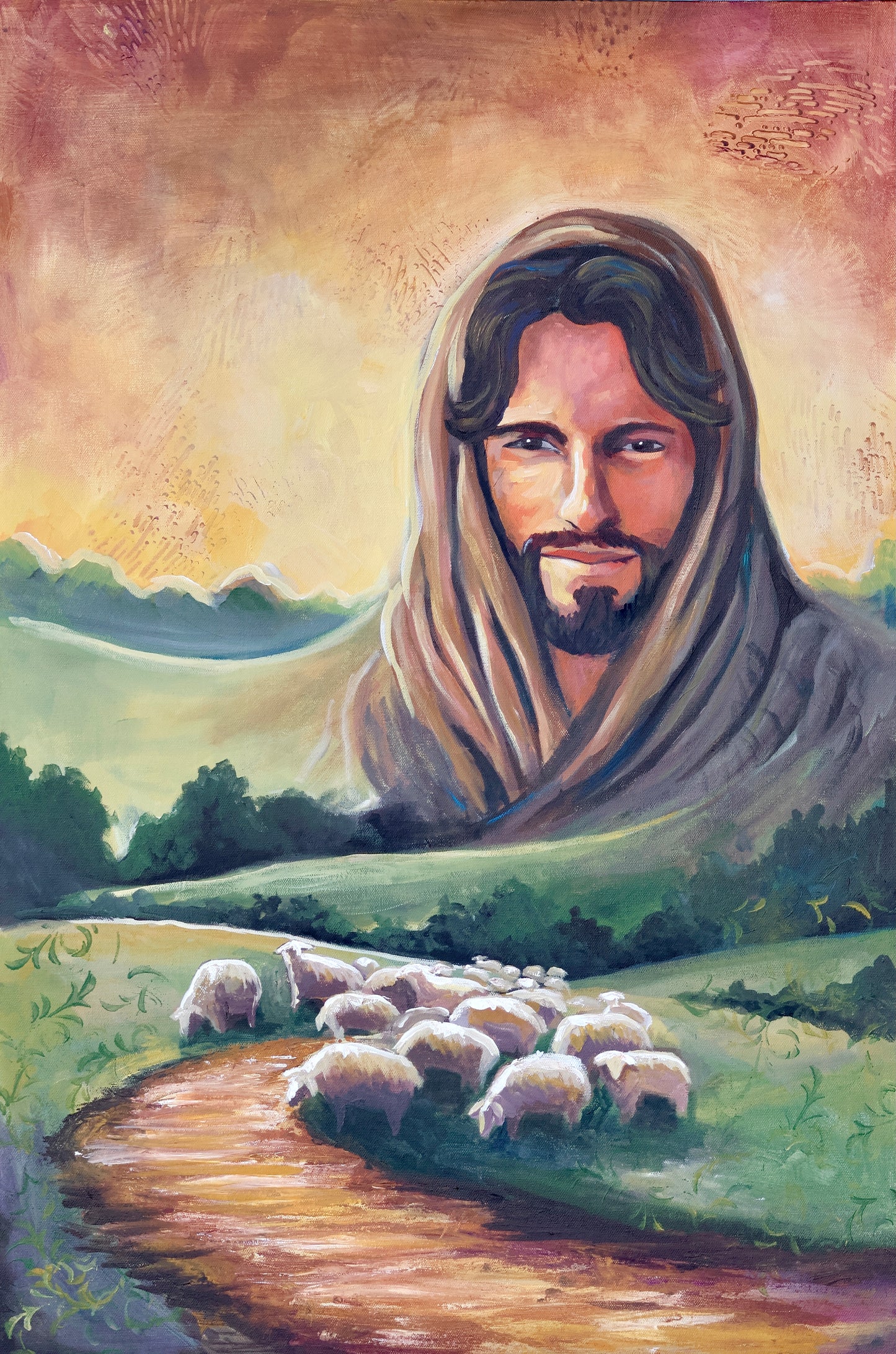 Good Shepherd Original Acrylic- 24x36