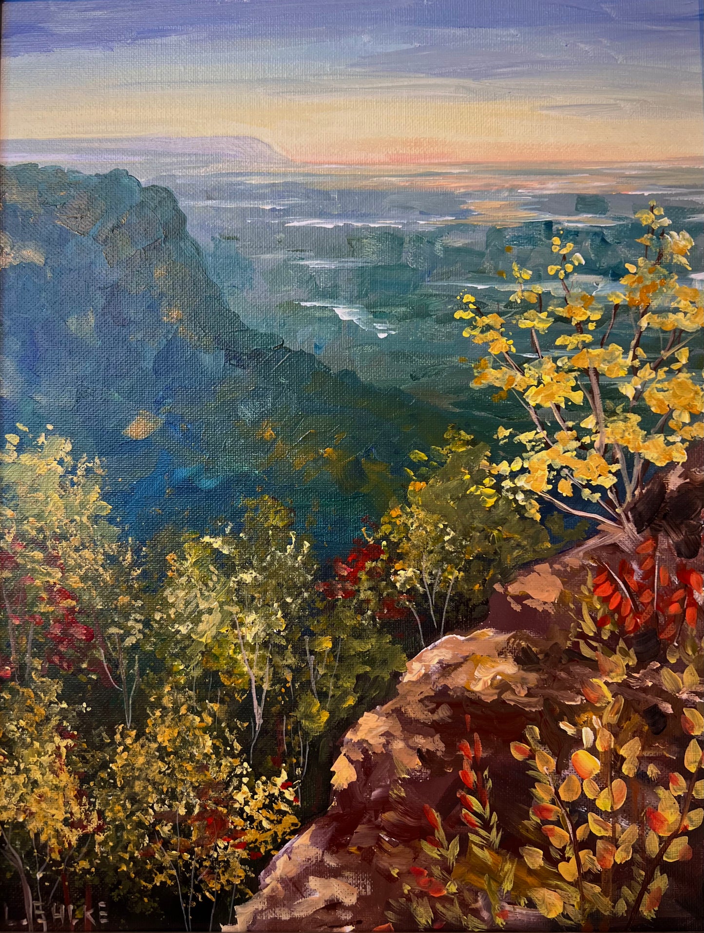 Bluff Overlook - 11" X 14" Print