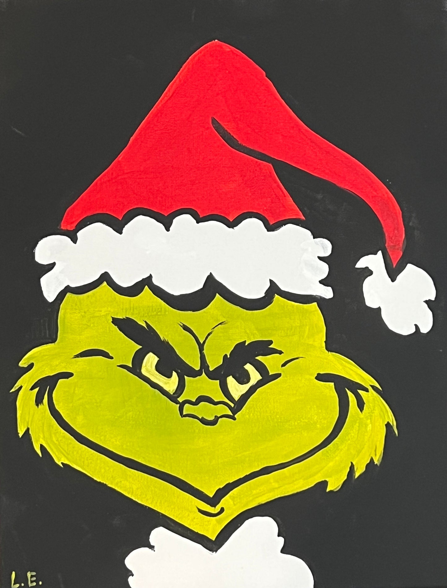 The Grinch on Canvas 11" X 14"