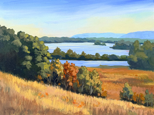 Golden Valley View - Acrylic Print