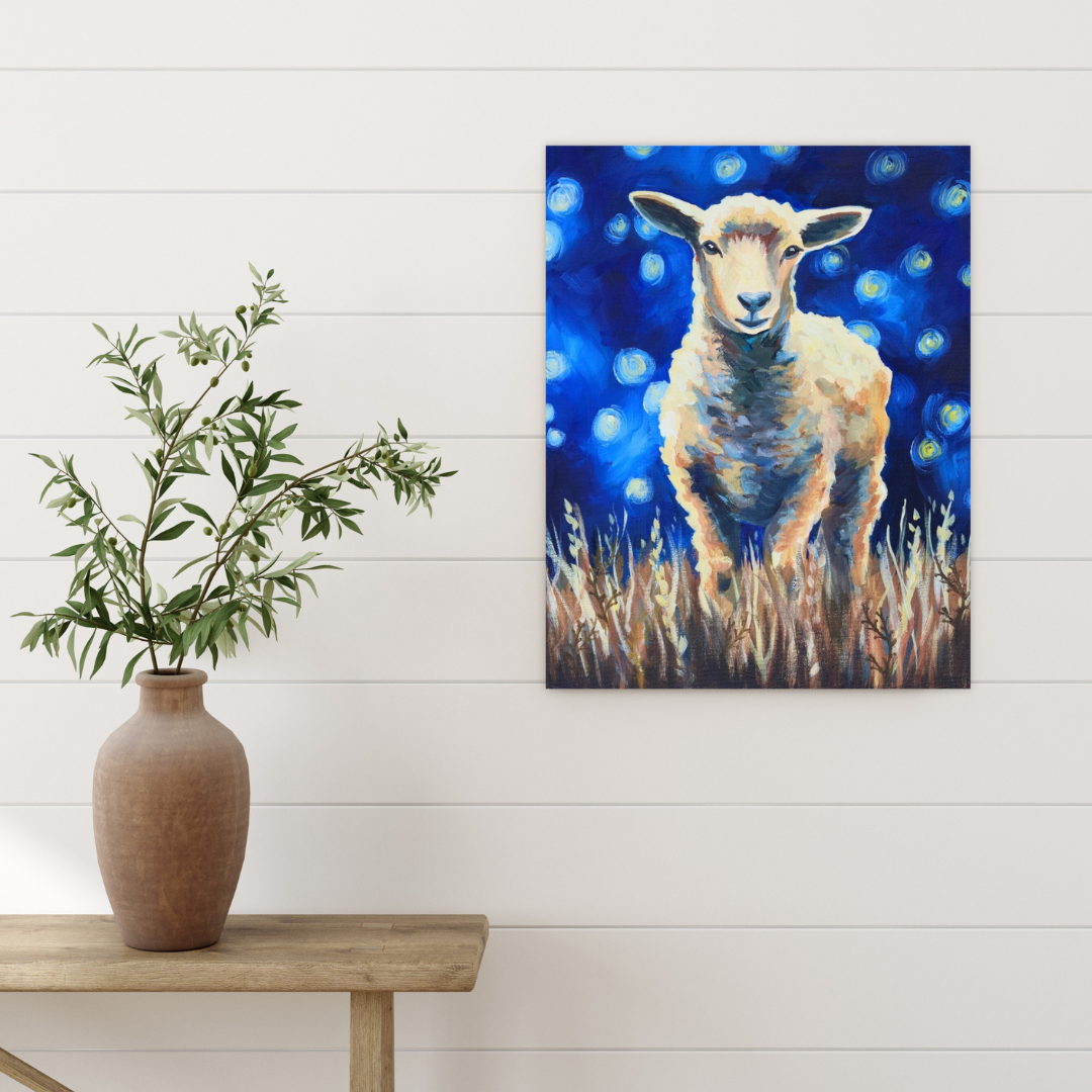 Lamb - Acrylic Original - 16x20