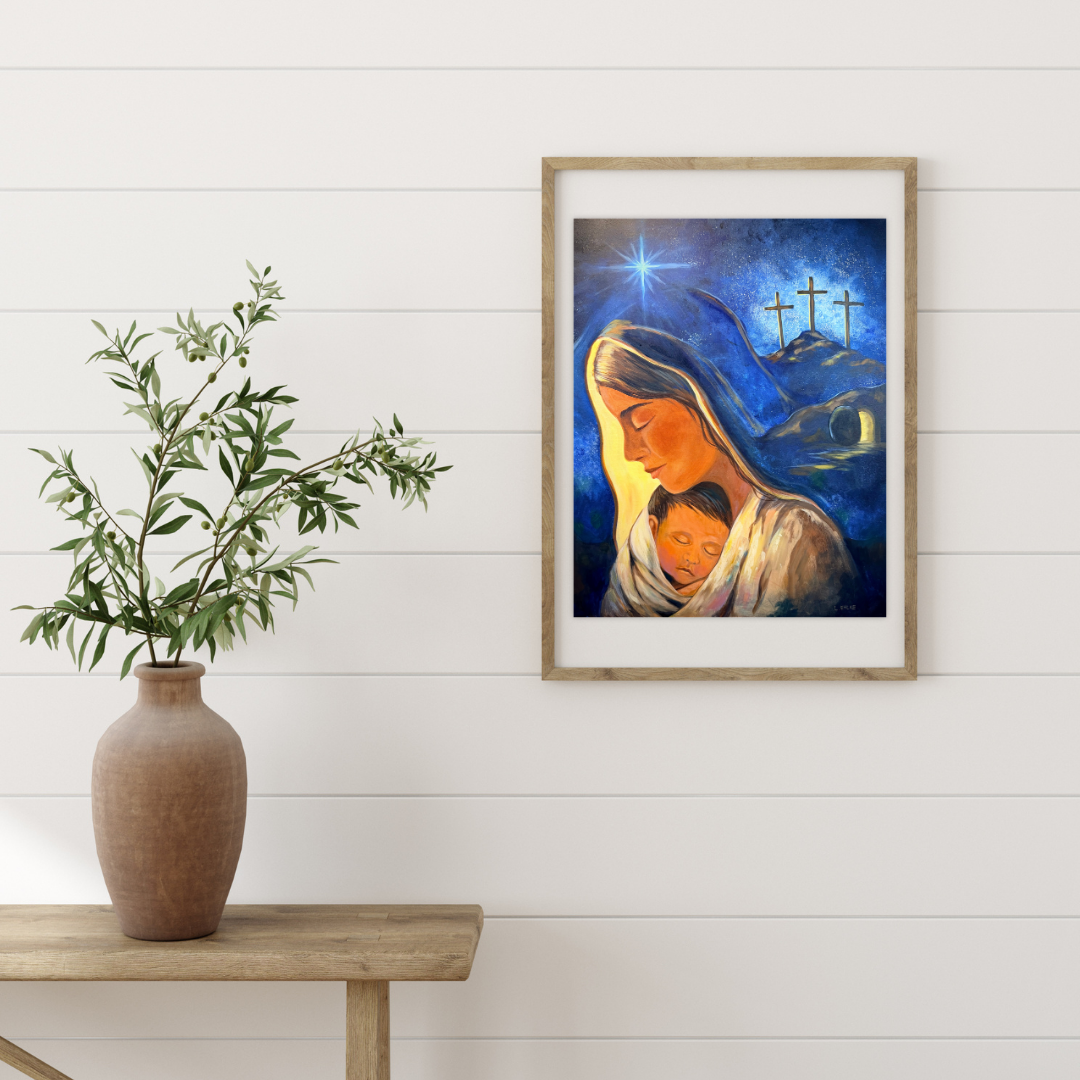 Mary with Baby - Acrylic Print