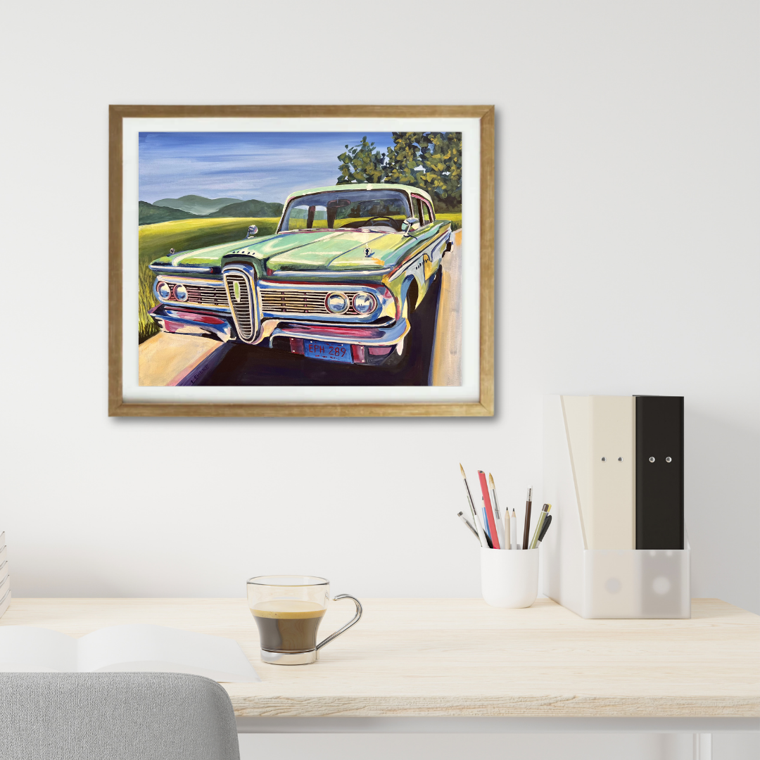 Old Car - Acrylic Print