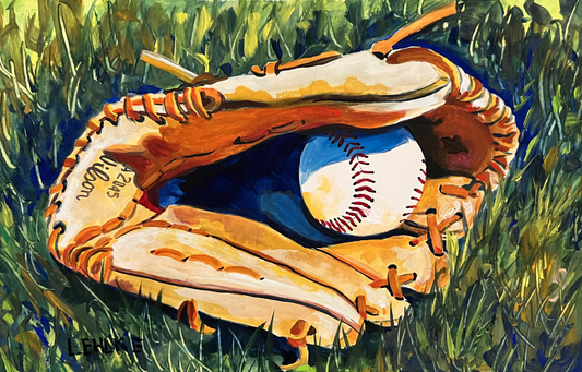 Baseball - Gouache Print