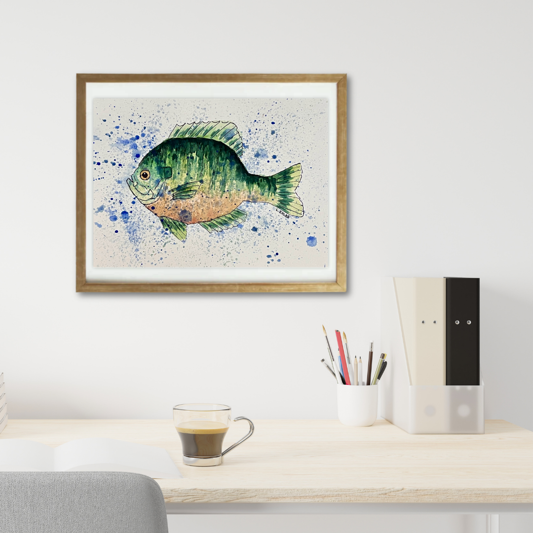 Sunfish - Watercolor Print